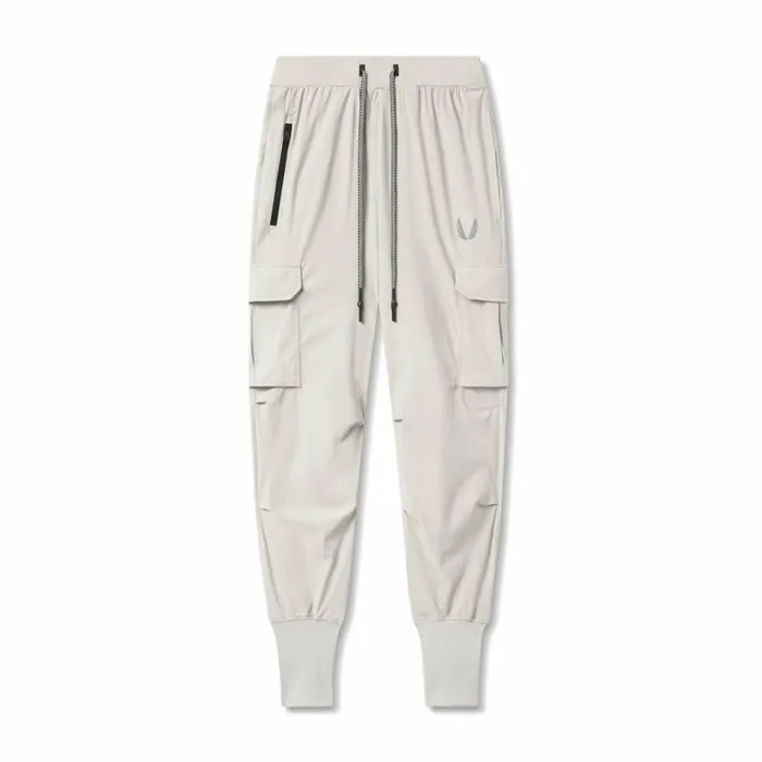 Joggers and Pants Men ASRV TetraLite Cargo High Rib Jogger Stone 034reflective034