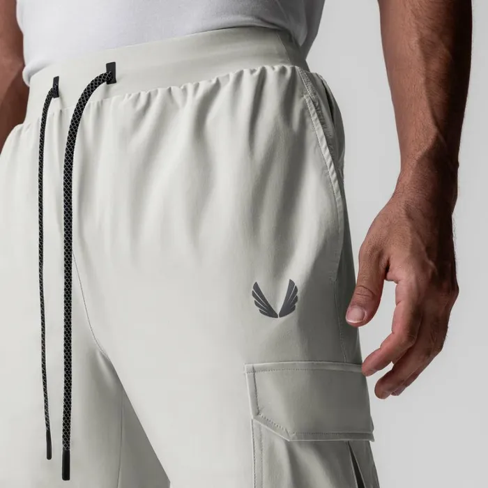Joggers and Pants Men ASRV TetraLite Cargo High Rib Jogger Stone 034reflective034