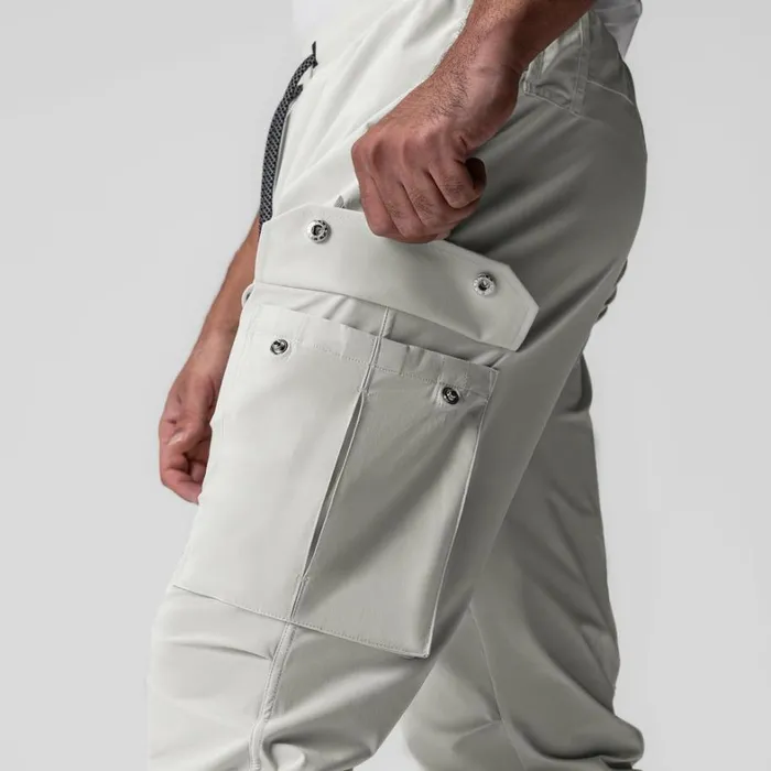 Joggers and Pants Men ASRV TetraLite Cargo High Rib Jogger Stone 034reflective034