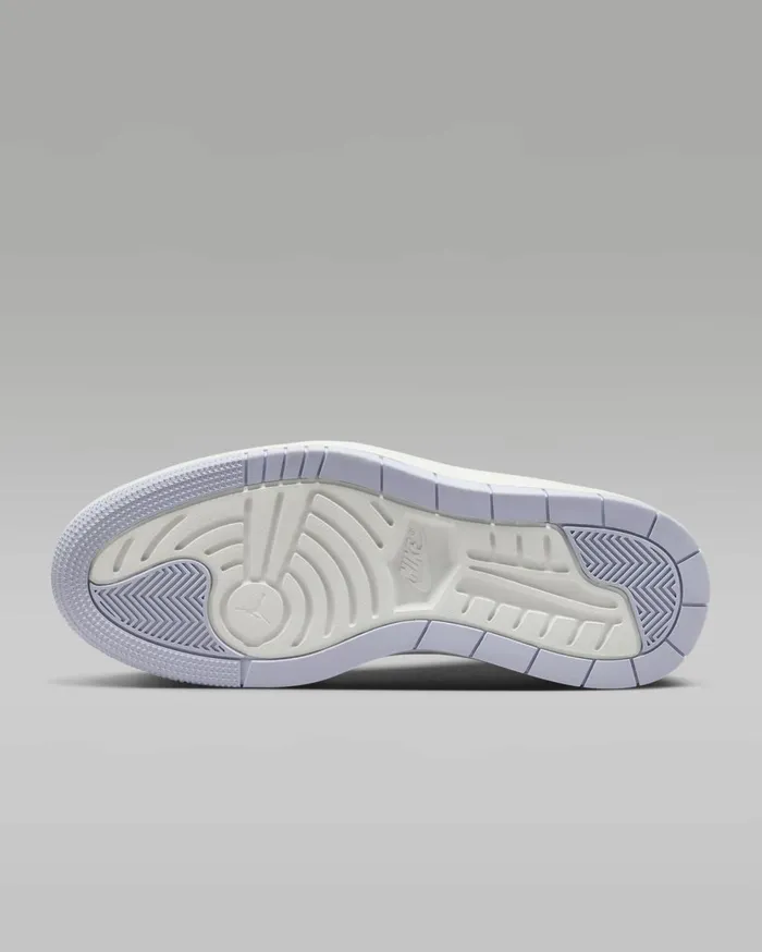 Jordan Women Nike Air Jordan 1 Elevate High Titaniumsaildark Smoke Grey
