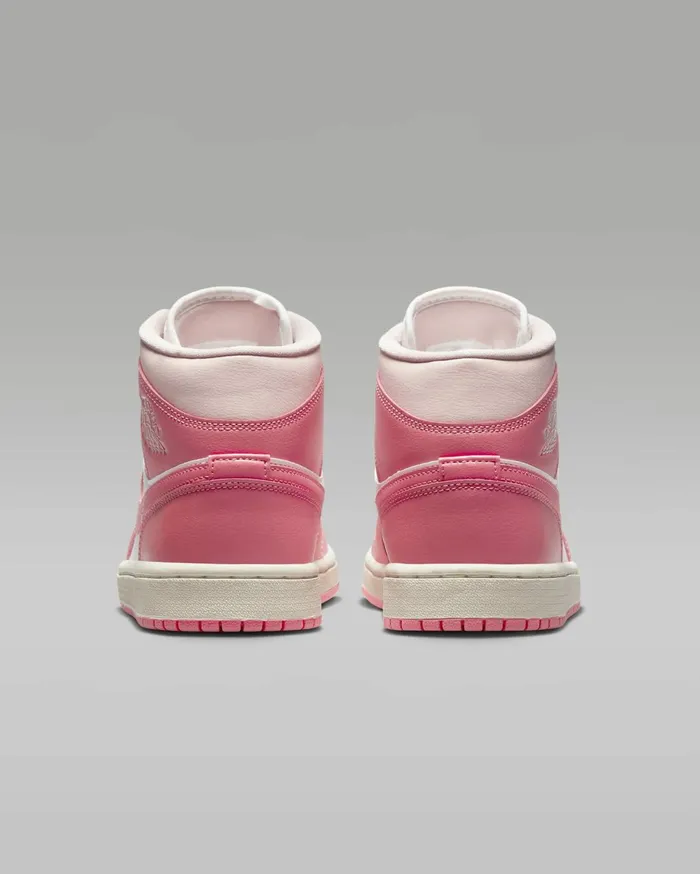 Jordan Women Nike Air Jordan 1 Mid Whiteatmospheresailsea Coral