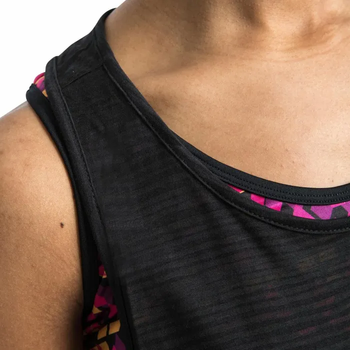 Kaylee Sleeveless Active Tshirt Black Women Trespass Gym and Sports Tops