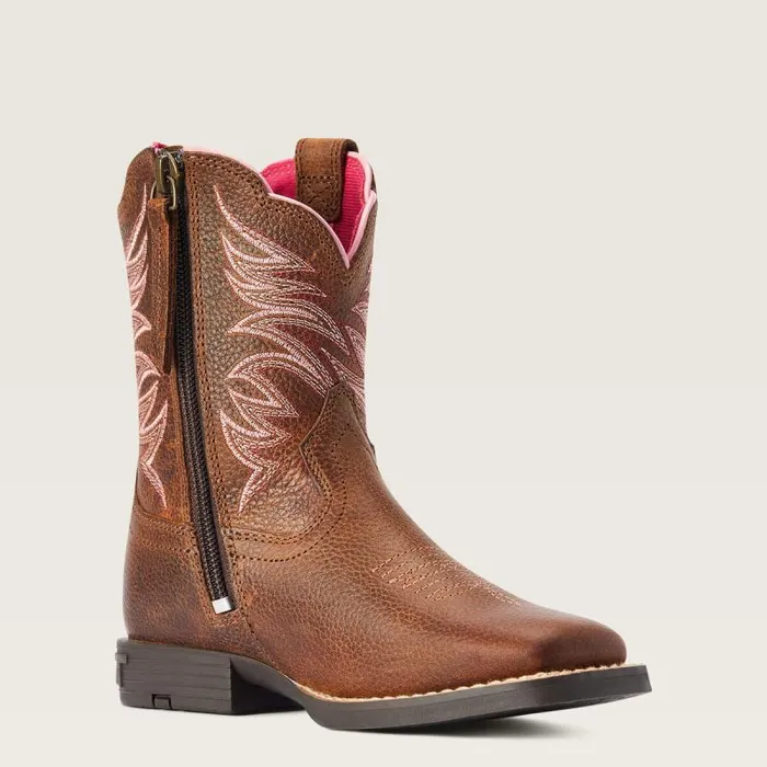 Kids Big Kids039 Footwear Ariat Child Firecatcher Western Boot Rowdy Brown Kids Big Kids039 Footwear Ariat Child Firecatcher Western Boot Rowdy Brown