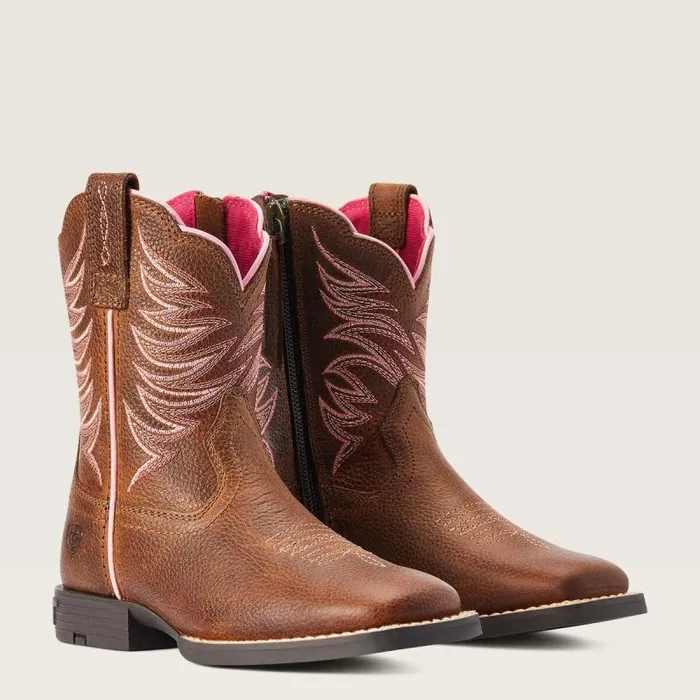 Kids Big Kids039 Footwear Ariat Child Firecatcher Western Boot Rowdy Brown Kids Big Kids039 Footwear Ariat Child Firecatcher Western Boot Rowdy Brown