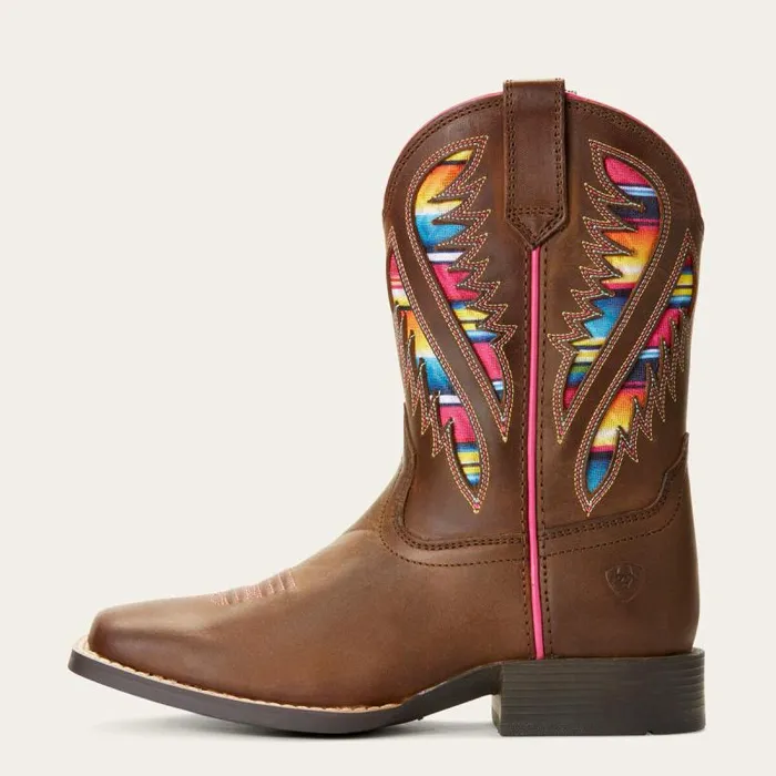 Kids Big Kids039 Footwear Ariat Quickdraw VentTEK Western Boot Distressed Brown Kids Big Kids039 Footwear Ariat Quickdraw VentTEK Western Boot Distressed Brown