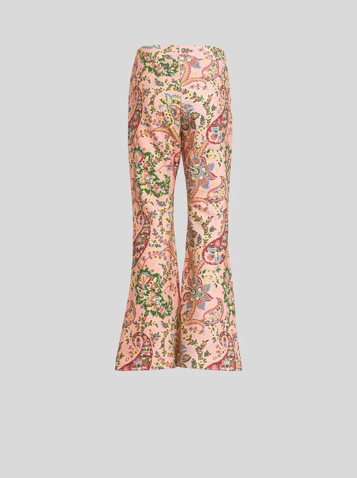 Kids Etro Trousers Shorts And Skirts Flared Trousers For Children White