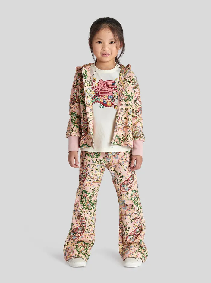 Kids Etro Trousers Shorts And Skirts Flared Trousers For Children White