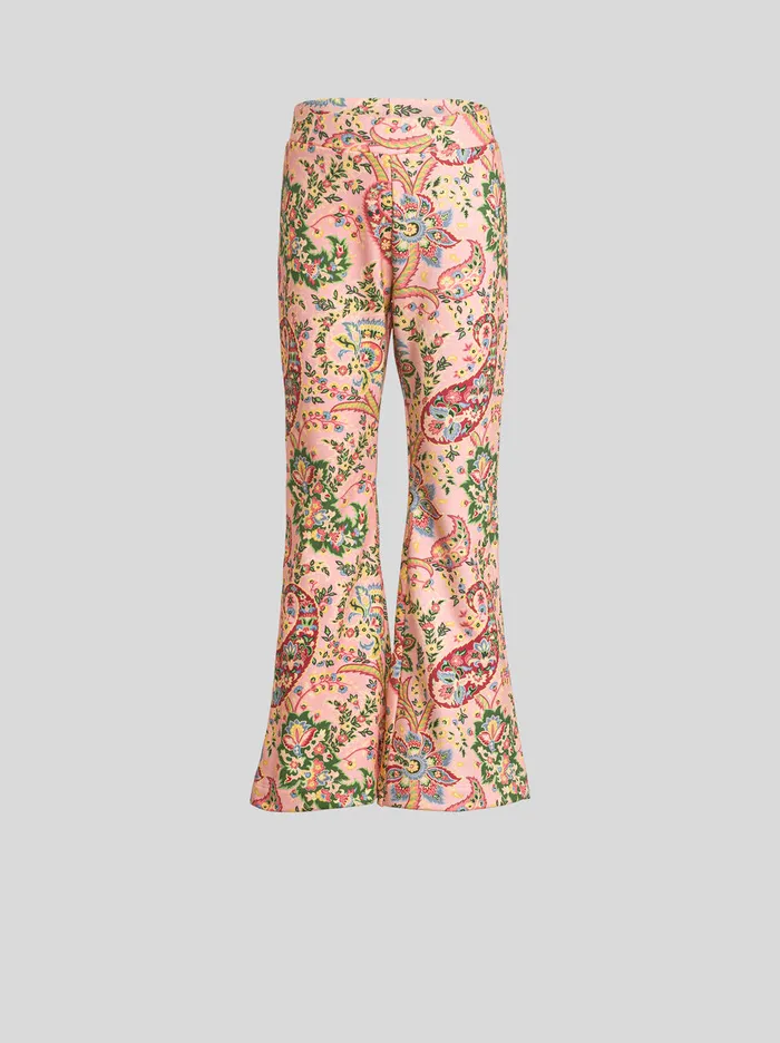 Kids Etro Trousers Shorts And Skirts Flared Trousers For Children White