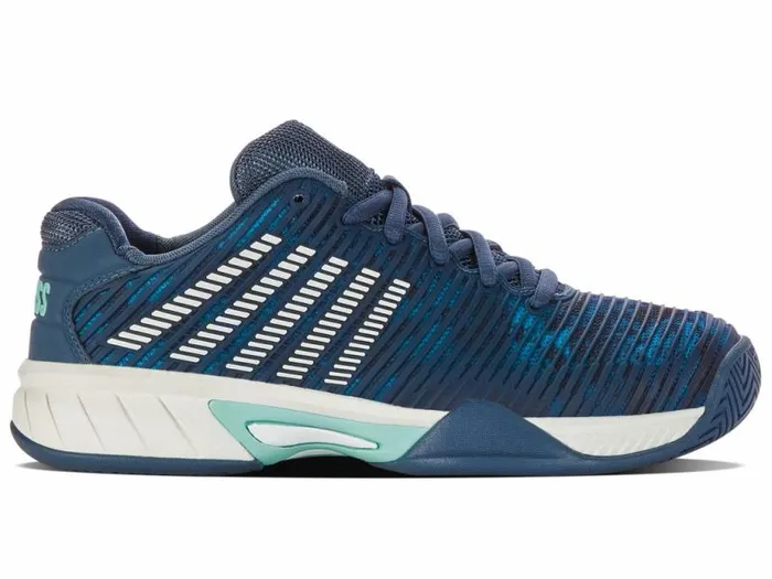 Kids KSwiss Tennis HYPERCOURT EXPRESS 2 Indian Tealstar Whitemoonstruck