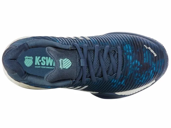 Kids KSwiss Tennis HYPERCOURT EXPRESS 2 Indian Tealstar Whitemoonstruck