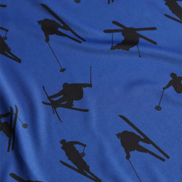 Kids Ski Day Half Zip Electric Blue Spyder Fleece