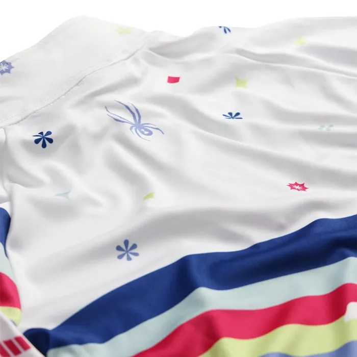 Kids Surface Half Zip White Spyder Fleece