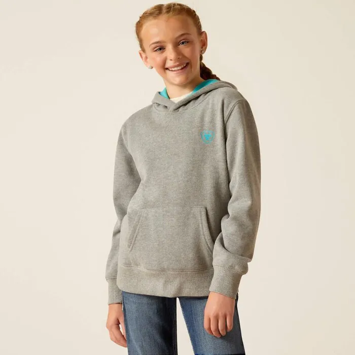 Kids Sweatshirts and Hoodies Ariat Equipment Hoodie Heather Grey