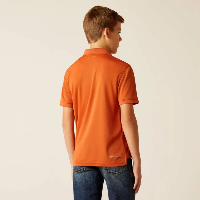 Kids TShirts and Polos Ariat TEK Polo Foxes Kids TShirts and Polos Ariat TEK Polo Foxes