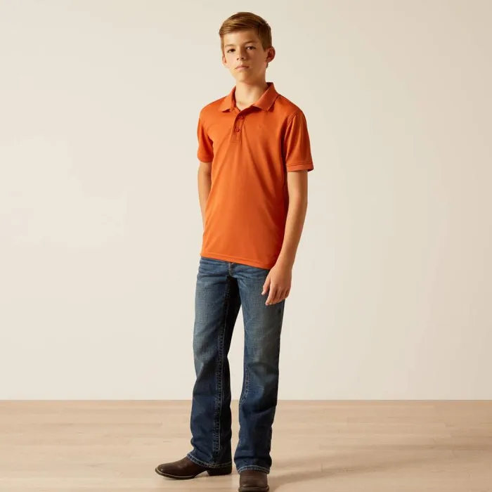 Kids TShirts and Polos Ariat TEK Polo Foxes Kids TShirts and Polos Ariat TEK Polo Foxes
