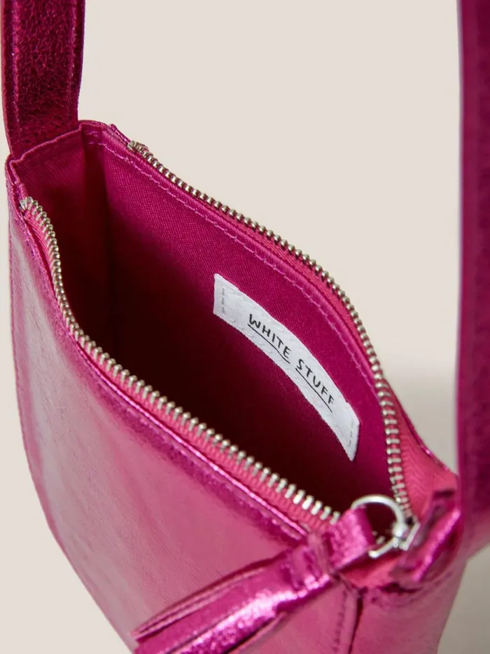 Kids White Stuff Bags Metallic Bag Bright Pink