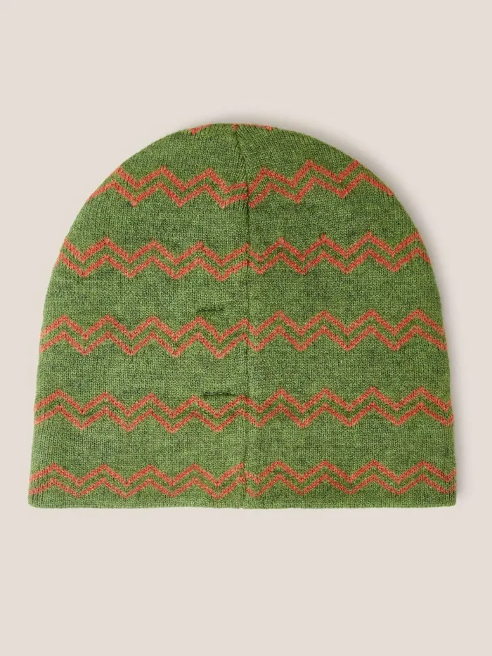 Kids White Stuff Hats Fox Mask Hat Green Multi