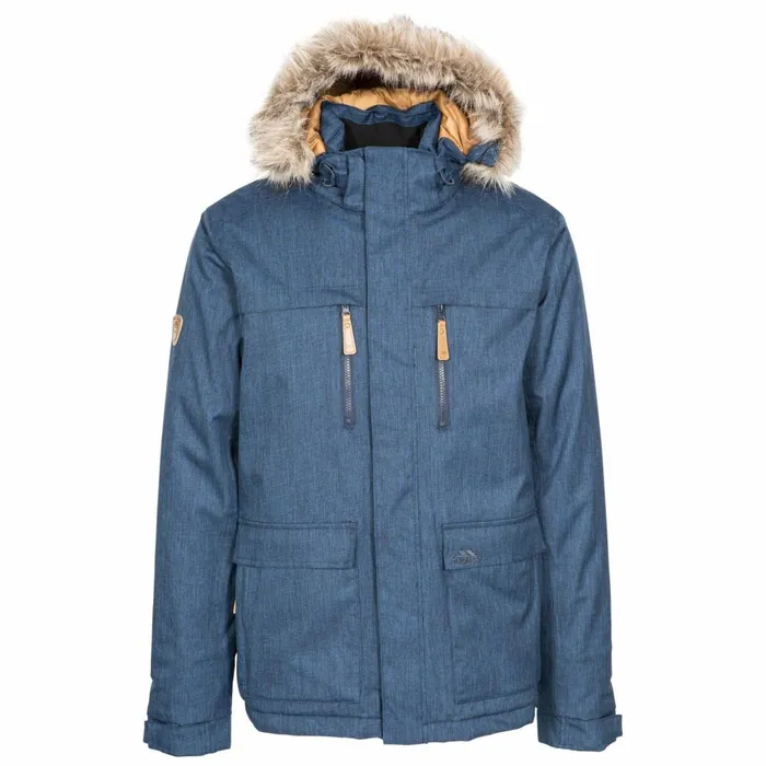 King Peak Insulated Waterproof Windproof Jacket Navy Men Trespass Casual Jackets King Peak Insulated Waterproof Windproof Jacket Navy Men Trespass Casual Jackets