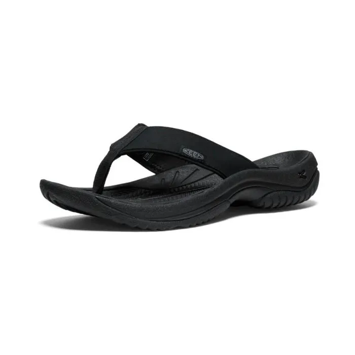 Kona Flip BlackSteel Grey Leather FlipFlop Men KEEN SlipOns Kona Flip BlackSteel Grey Leather FlipFlop Men KEEN SlipOns