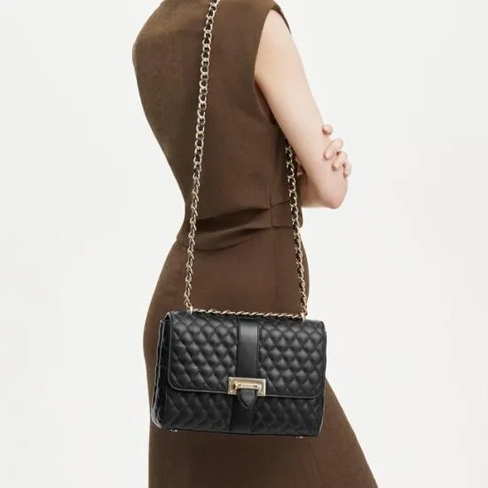 Large Lottie Bag Black Quilted Kaviar Women Aspinal Of London Shoulder