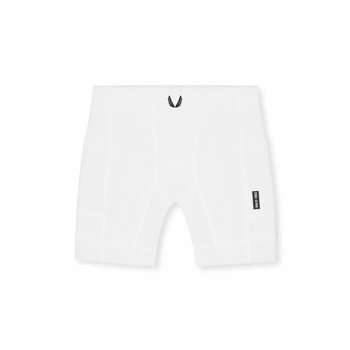 Leggings Men ASRV WarpFlexx Side Pocket 12Length Legging White