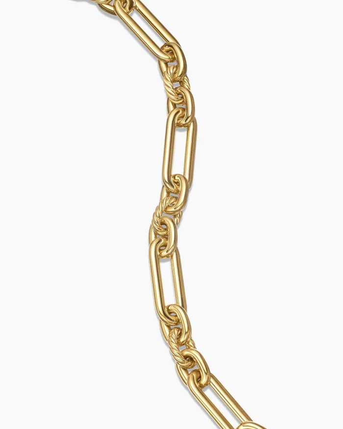Lexington Chain Bracelet In 18K Yellow Gold With Diamonds 98mm Women David Yurman Chain