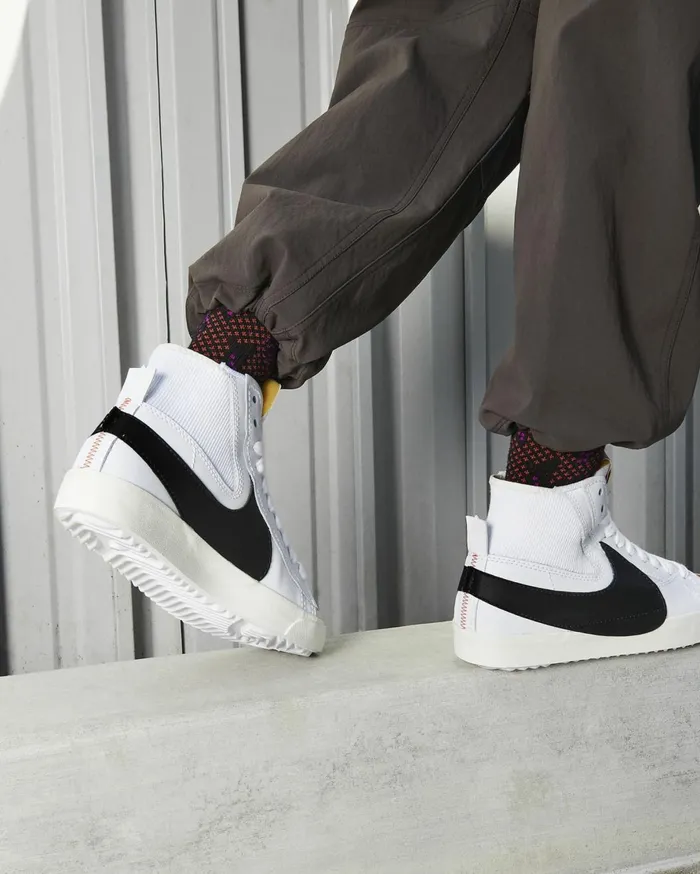Lifestyle Men Nike Blazer Mid 03977 Jumbo Whitewhitesailblack