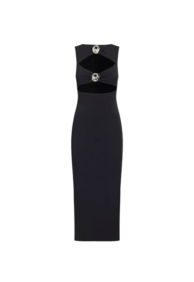 Lioness Fashion AFTER HOURS MIDI DRESS Onyx Women Dresses Lioness Fashion AFTER HOURS MIDI DRESS Onyx Women Dresses