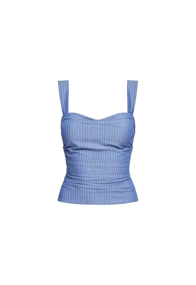 Lioness Fashion COBAIN CORSET Navy Stripe Women Tops