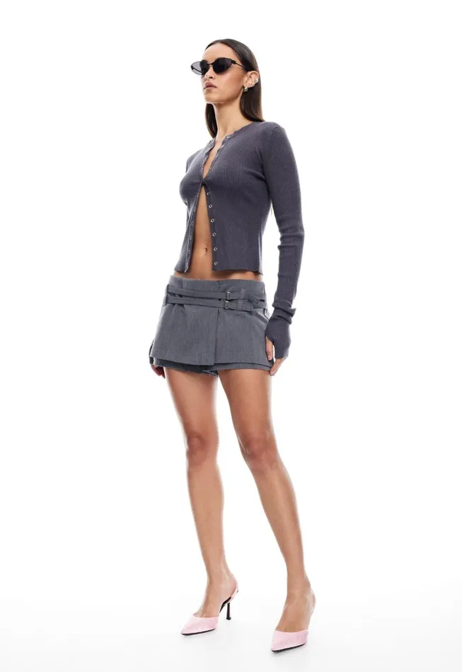 Lioness Fashion DEUCE SKORT Grey Women Skirts Lioness Fashion DEUCE SKORT Grey Women Skirts