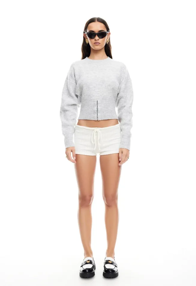 Lioness Fashion DION KNIT Grey Women Outerwear