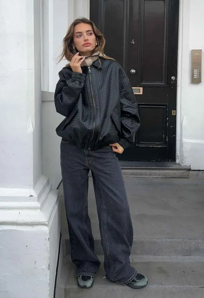 Lioness Fashion KENNY BOMBER Onyx Women Outerwear