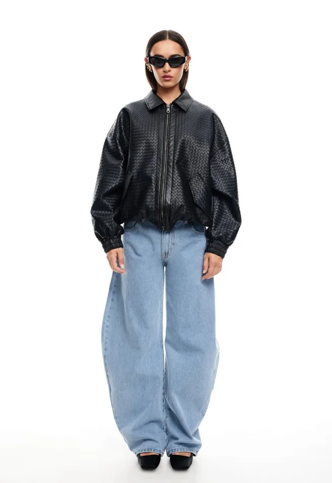 Lioness Fashion KENNY BOMBER Onyx Women Outerwear Lioness Fashion KENNY BOMBER Onyx Women Outerwear