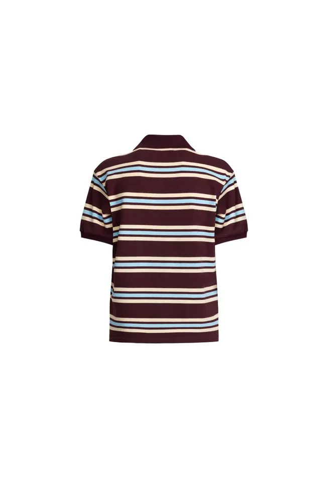 Lioness Fashion LEISURE POLO Chocolate Multi Women Tops Lioness Fashion LEISURE POLO Chocolate Multi Women Tops