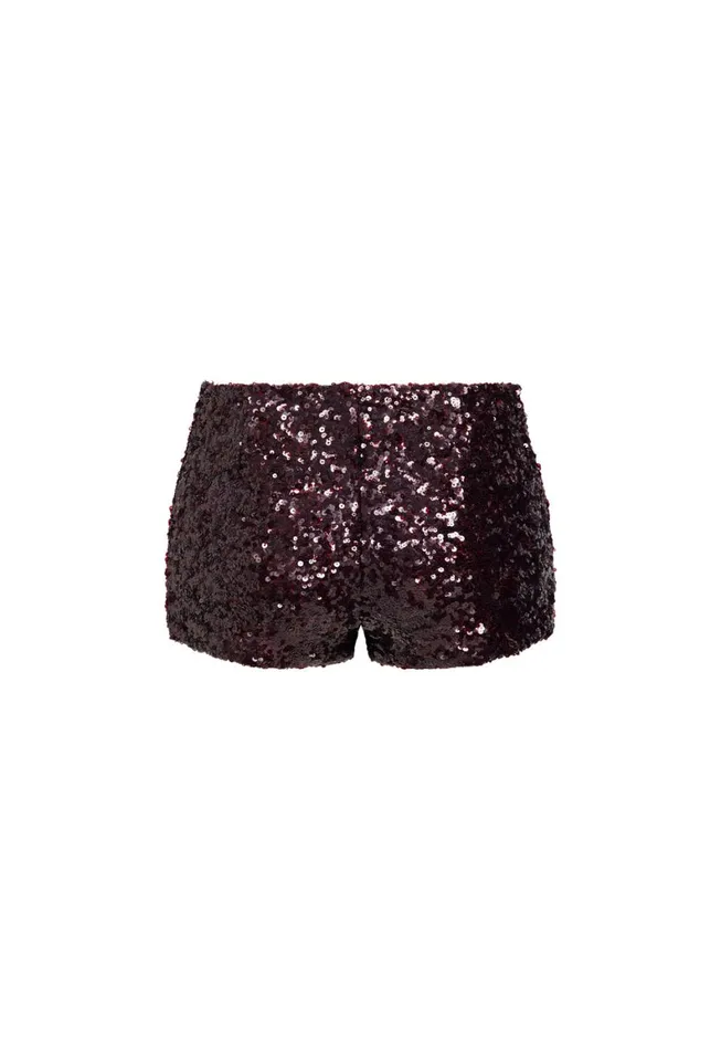 Lioness Fashion NIGHT RIDER MINI SHORT Burgundy Women Shorts Lioness Fashion NIGHT RIDER MINI SHORT Burgundy Women Shorts