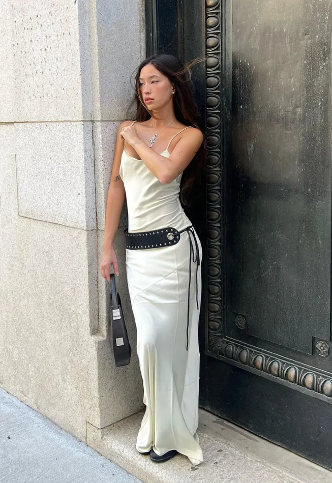 Lioness Fashion SUNSET STRIP MAXI Champagne Women Dresses Lioness Fashion SUNSET STRIP MAXI Champagne Women Dresses