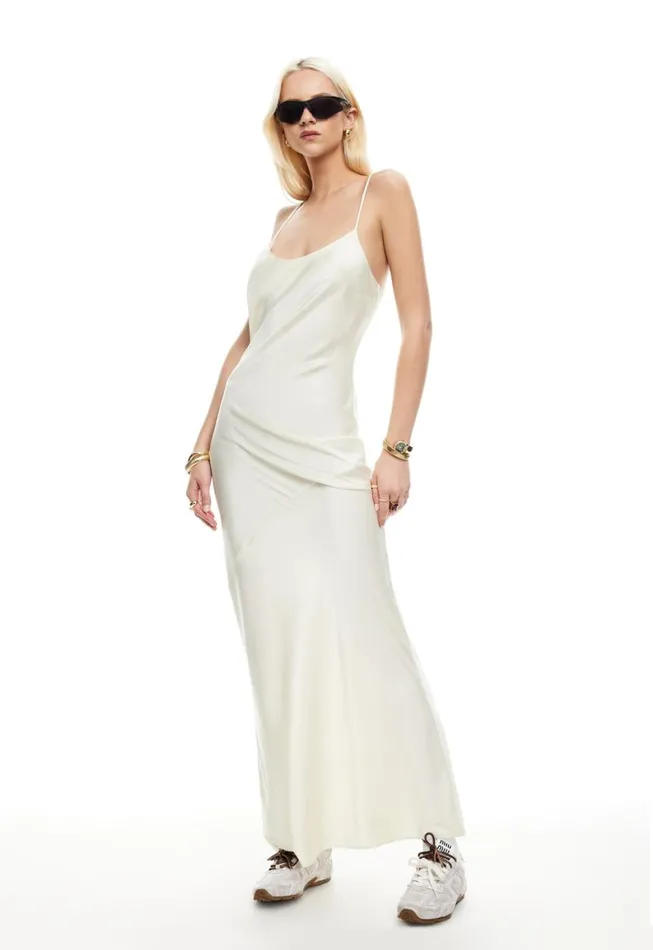 Lioness Fashion SUNSET STRIP MAXI Champagne Women Dresses Lioness Fashion SUNSET STRIP MAXI Champagne Women Dresses