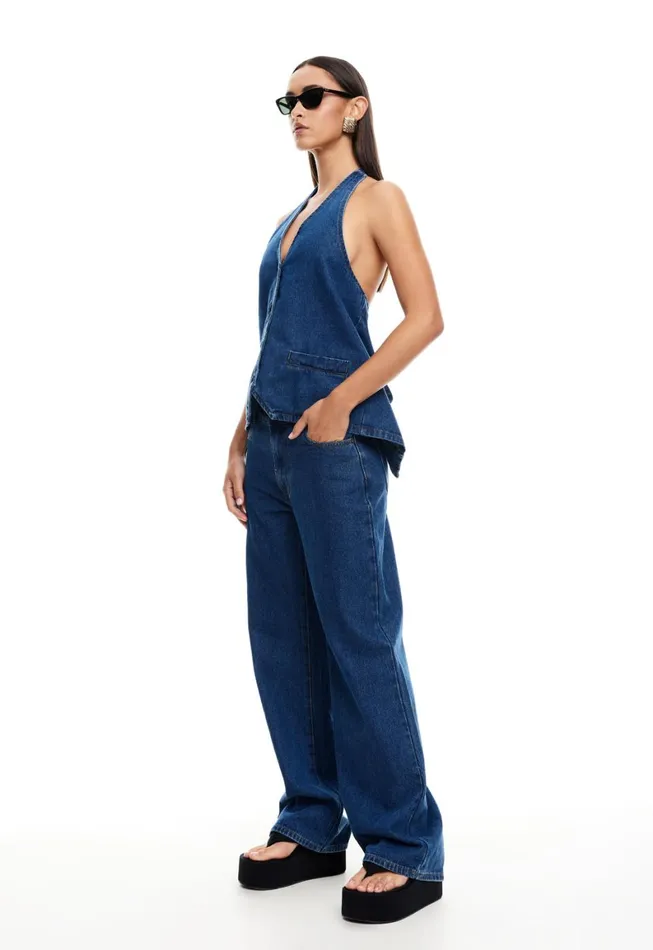Lioness Fashion TOP MODEL JEAN Dark Denim Women Pants