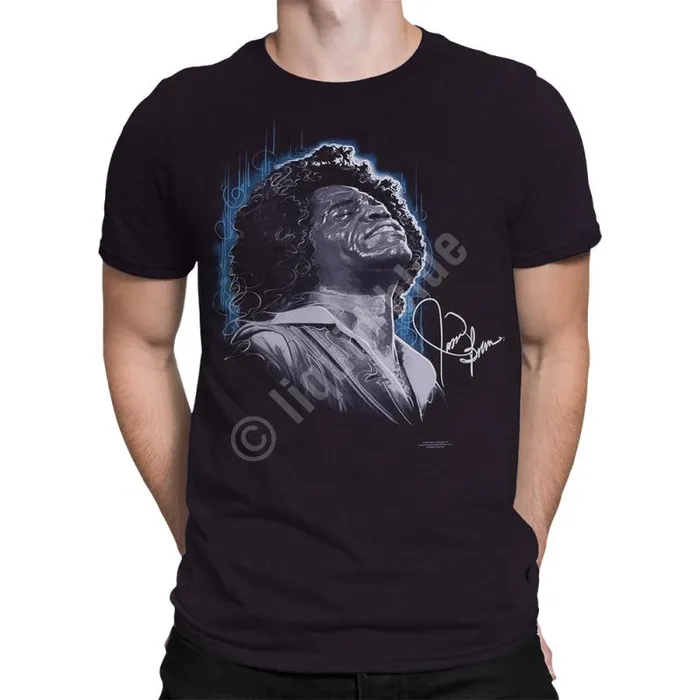 Liquid Blue Athletic TShirt Men Godfather Of Soul Black Athletic TShirt