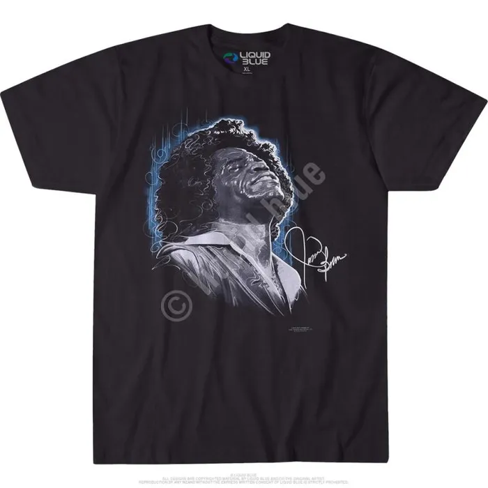 Liquid Blue Athletic TShirt Men Godfather Of Soul Black Athletic TShirt
