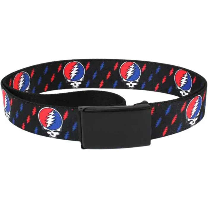 Liquid Blue Belts Accessories SYF Bolt Adjustable Web Belt Black