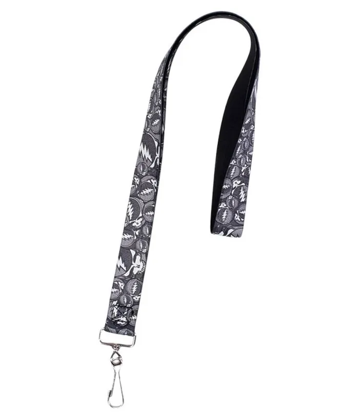 Liquid Blue Jewelry Accessories GD SYF Black And Gray Collage Lanyard