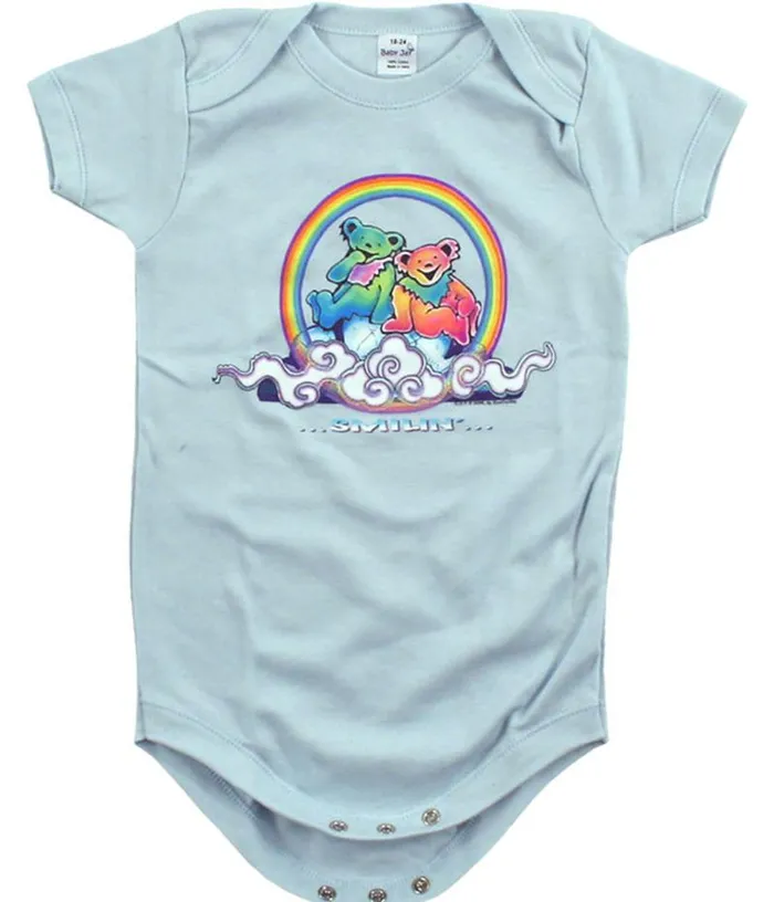 Liquid Blue Onesies Kids GD Bears Cloud Light Blue Onesie