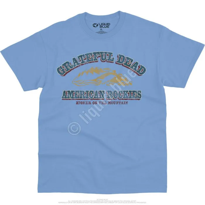 Liquid Blue TShirt Men American Rockies TShirt