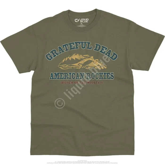 Liquid Blue TShirt Men American Rockies TShirt
