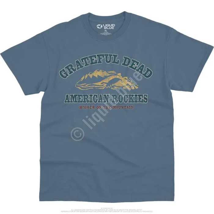 Liquid Blue TShirt Men American Rockies TShirt