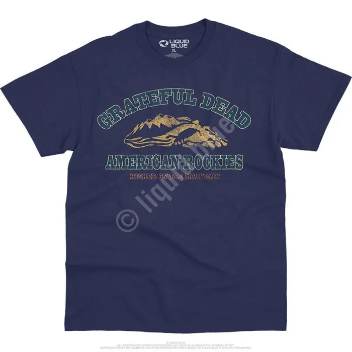 Liquid Blue TShirt Men American Rockies TShirt