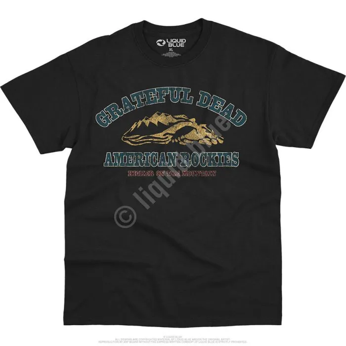Liquid Blue TShirt Men American Rockies TShirt