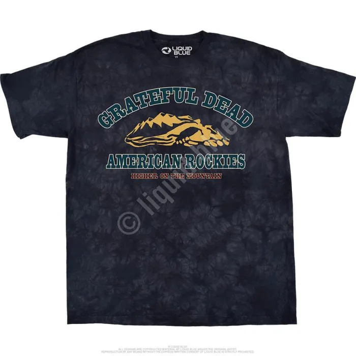 Liquid Blue TShirt Men American Rockies TShirt