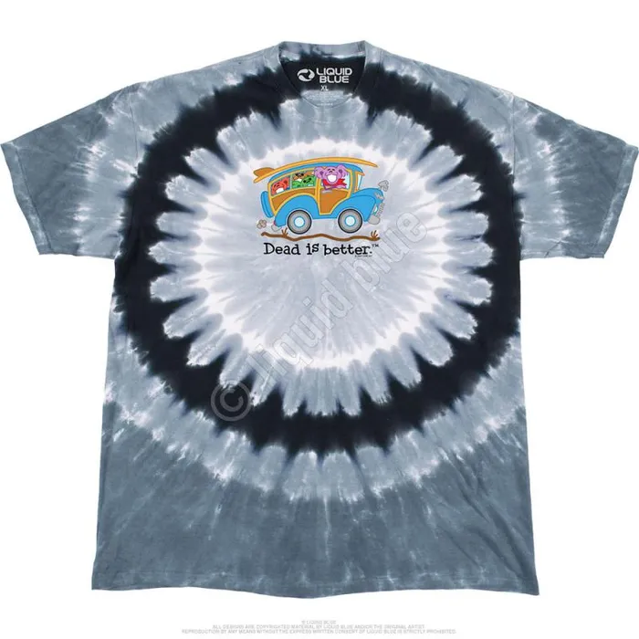 Liquid Blue TShirt Men Wagon Dead Is Better TShirt
